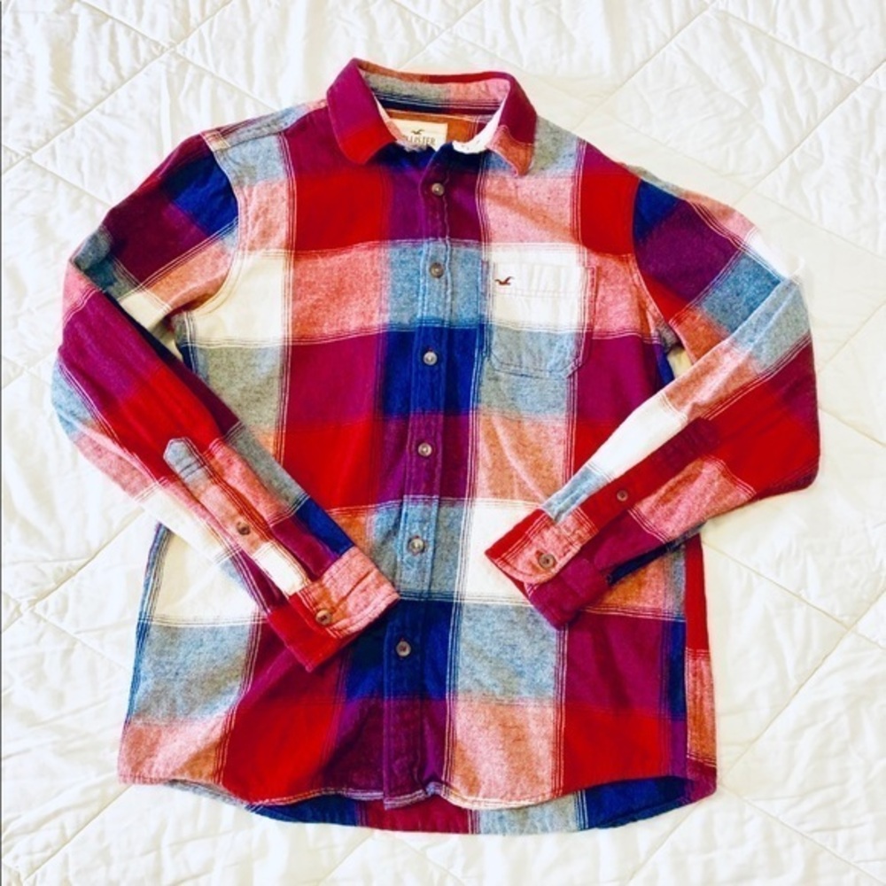 HOLLISTER Flannel Shirt-S **H724**